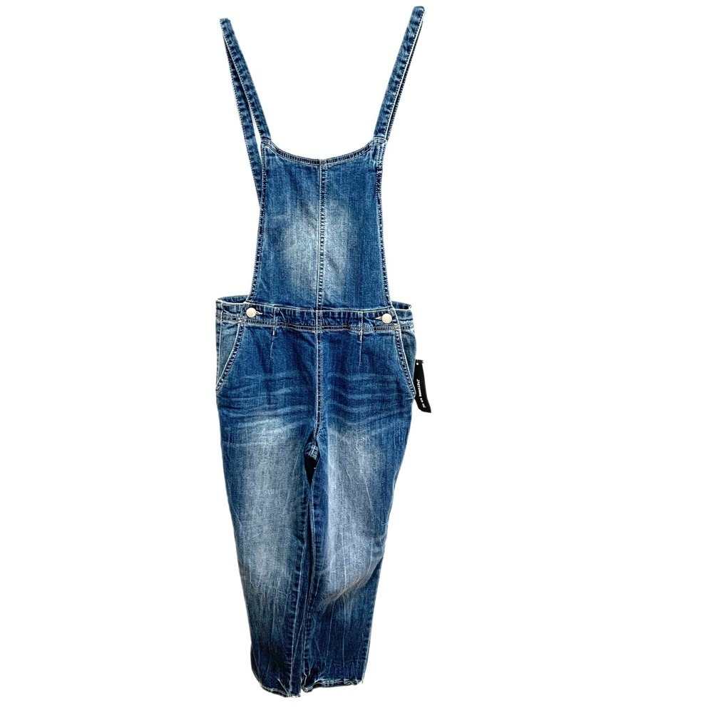 Dollhouse Cropped denim overalls Juniors size 5